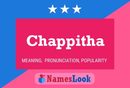 Chappitha Name Poster