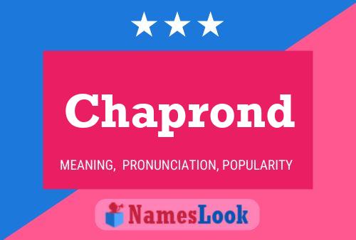 Chaprond Name Poster