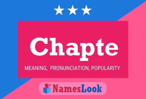 Chapte Name Poster