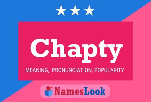 Chapty Name Poster