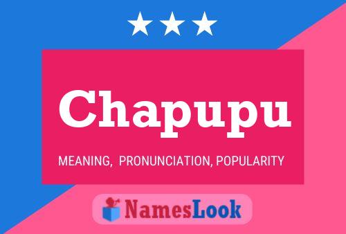 Chapupu Name Poster