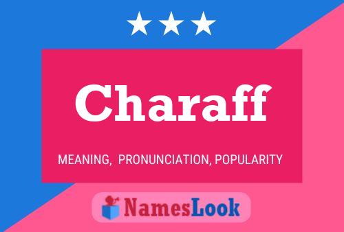 Charaff Name Poster