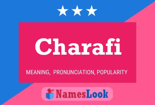 Charafi Name Poster