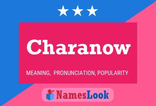 Charanow Name Poster