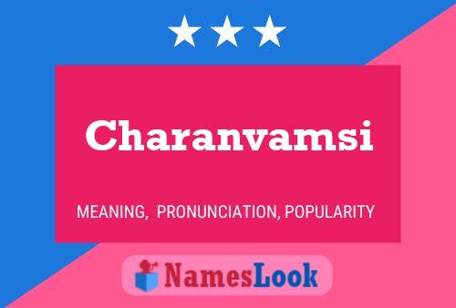 Charanvamsi Name Poster