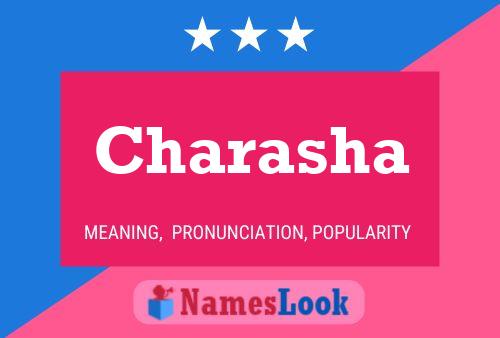 Charasha Name Poster