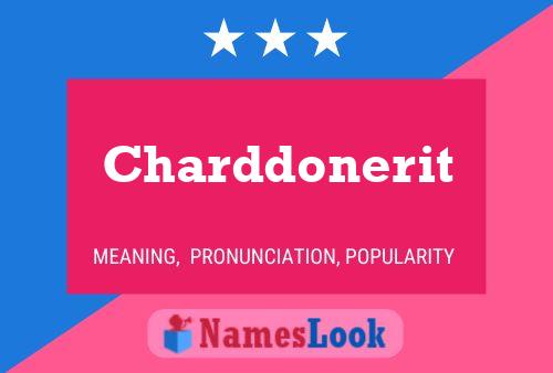 Charddonerit Name Poster