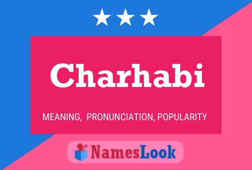 Charhabi Name Poster