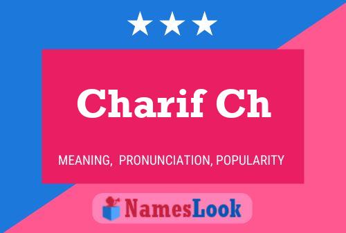 Charif Ch Name Poster