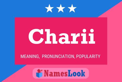 Charii Name Poster