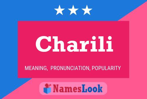 Charili Name Poster