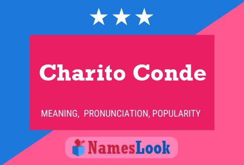 Charito Conde Name Poster