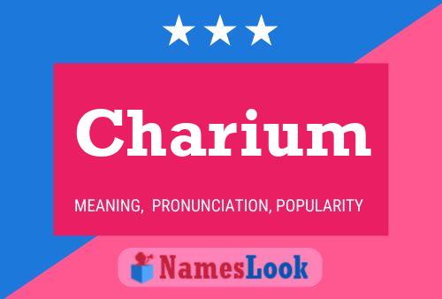 Charium Name Poster