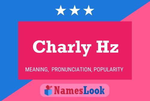 Charly Hz Name Poster