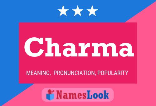 Charma Name Poster