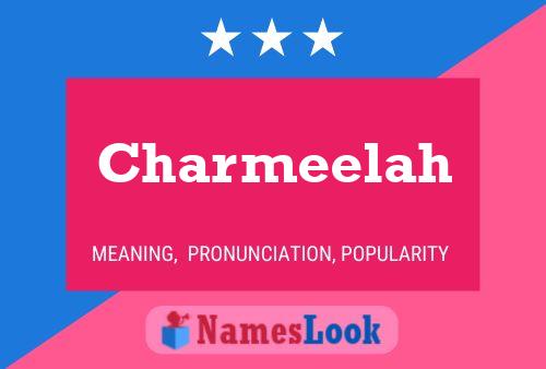 Charmeelah Name Poster