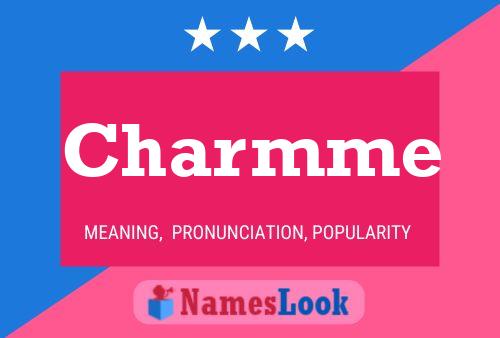 Charmme Name Poster