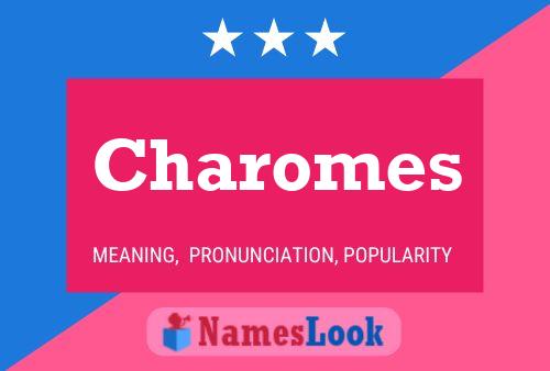 Charomes Name Poster