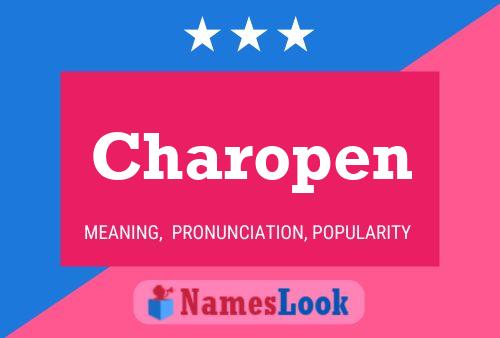 Charopen Name Poster