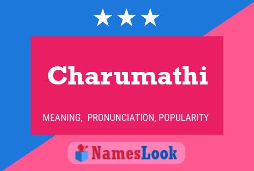 Charumathi Name Poster