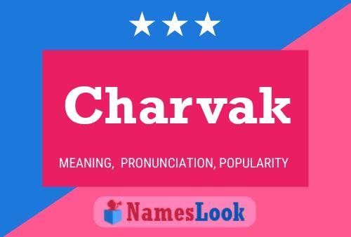 Charvak Name Poster