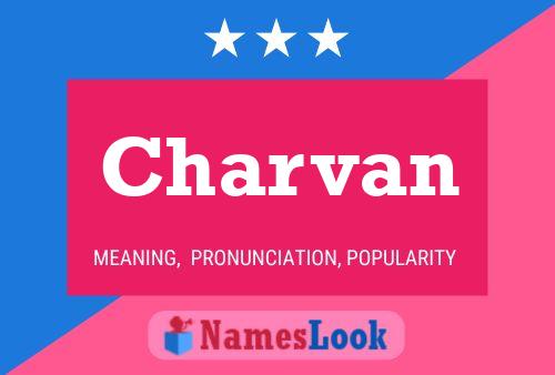 Charvan Name Poster