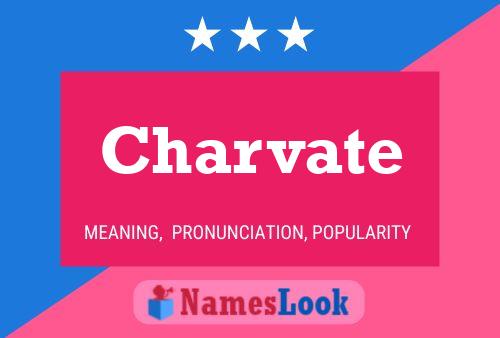 Charvate Name Poster