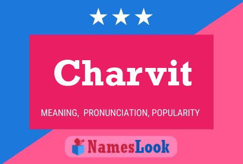 Charvit Name Poster