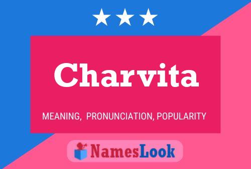 Charvita Name Poster