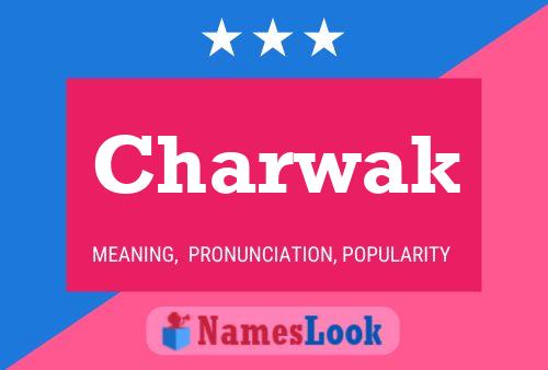 Charwak Name Poster