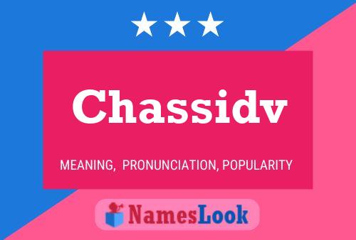 Chassidv Name Poster