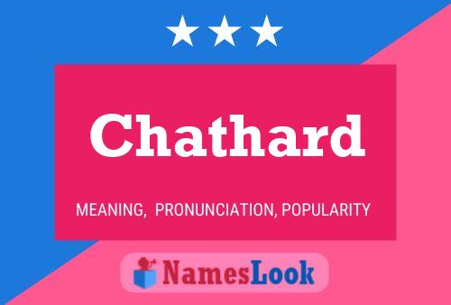 Chathard Name Poster