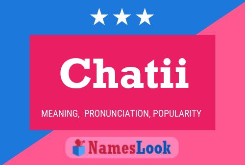 Chatii Name Poster