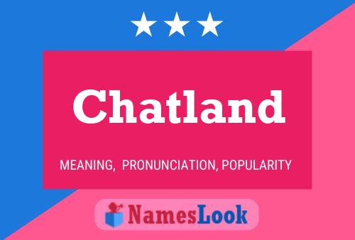 Chatland Name Poster