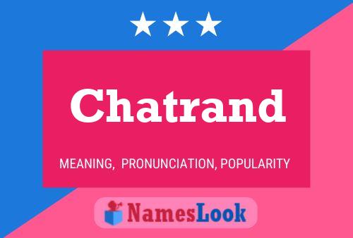 Chatrand Name Poster