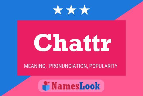 Chattr Name Poster