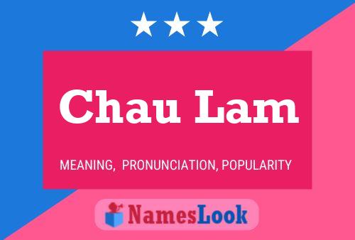 Chau Lam Name Poster