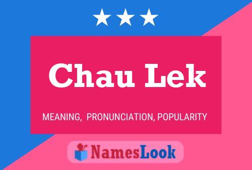 Chau Lek Name Poster