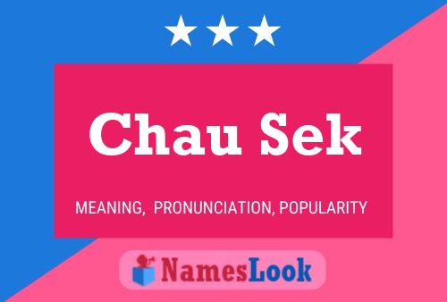 Chau Sek Name Poster