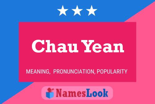 Chau Yean Name Poster