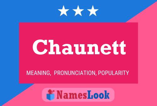 Chaunett Name Poster