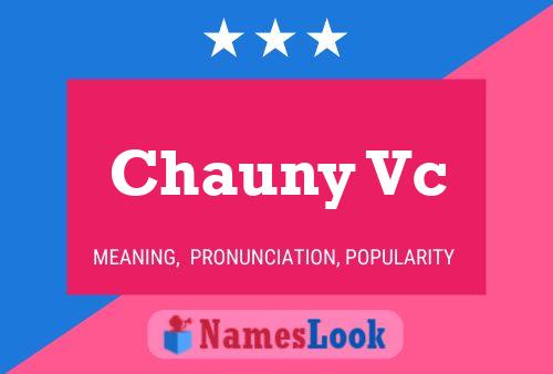 Chauny Vc Name Poster