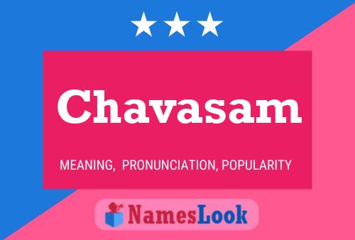 Chavasam Name Poster