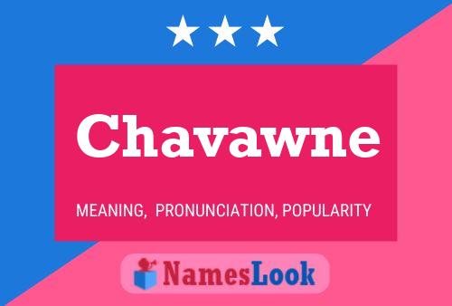 Chavawne Name Poster