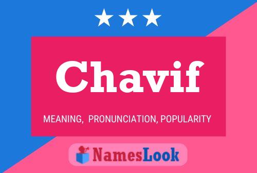 Chavif Name Poster