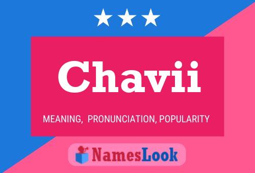 Chavii Name Poster