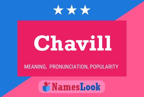 Chavill Name Poster