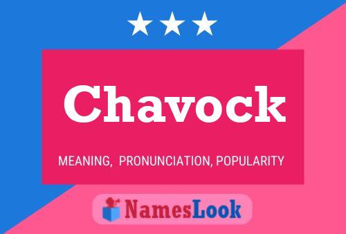 Chavock Name Poster