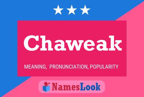 Chaweak Name Poster