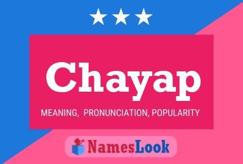 Chayap Name Poster